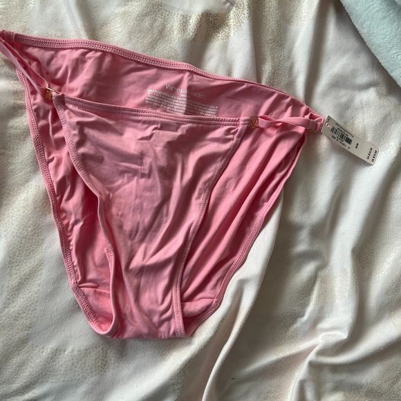 Victoria’s Secret adjustable sides bikini pink underwear panties size medium nwt - Picture 2 of 6